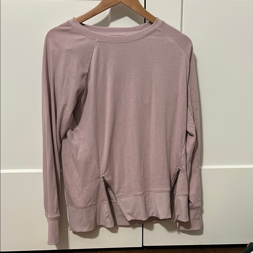 Women's Mauve Long Sleeve Top